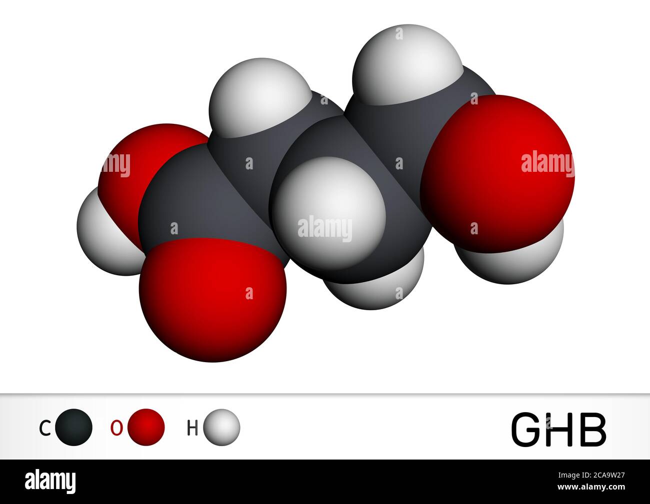 Ácido gamma hidroxibutírico GHB molécula C H O Es neurotransmisor éxtasis líquido droga