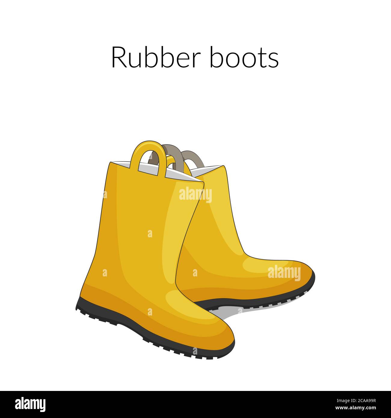 Bota De Goma Wellington Imágenes vectoriales de stock - Alamy