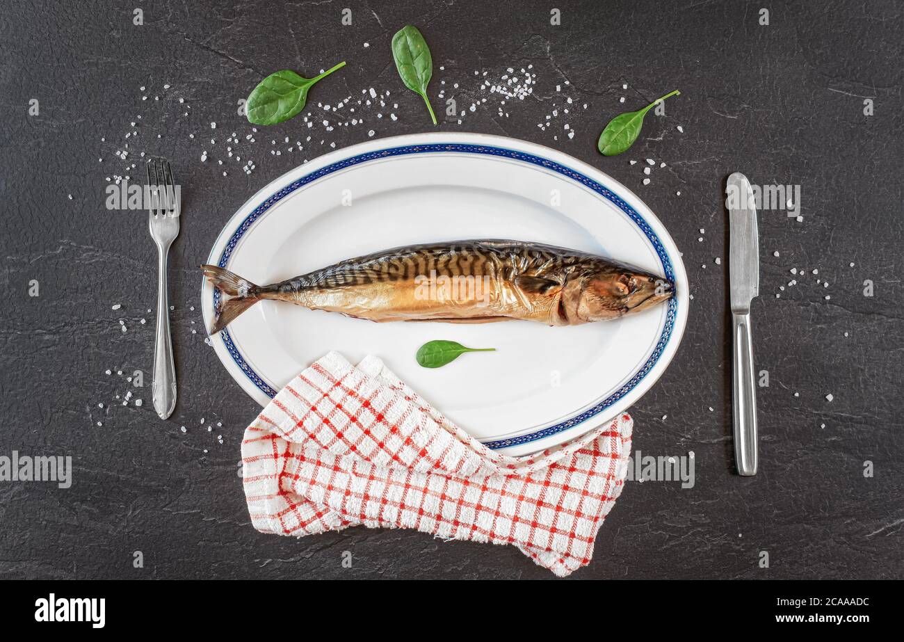 Caballa al horno con limón