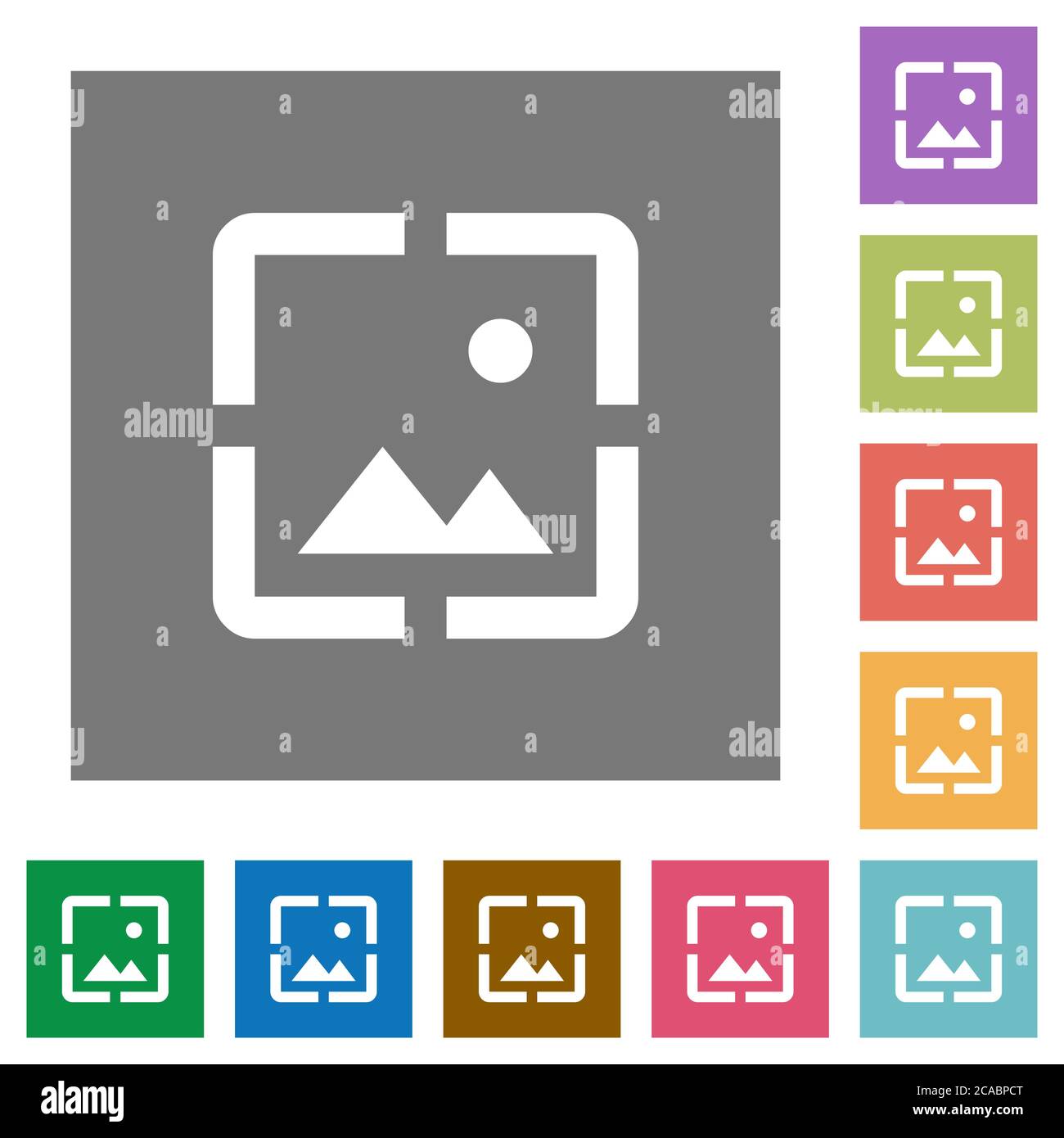 Fondo de pantalla imagen iconos planos sobre fondos cuadrados de color  simple Imagen Vector de stock - Alamy