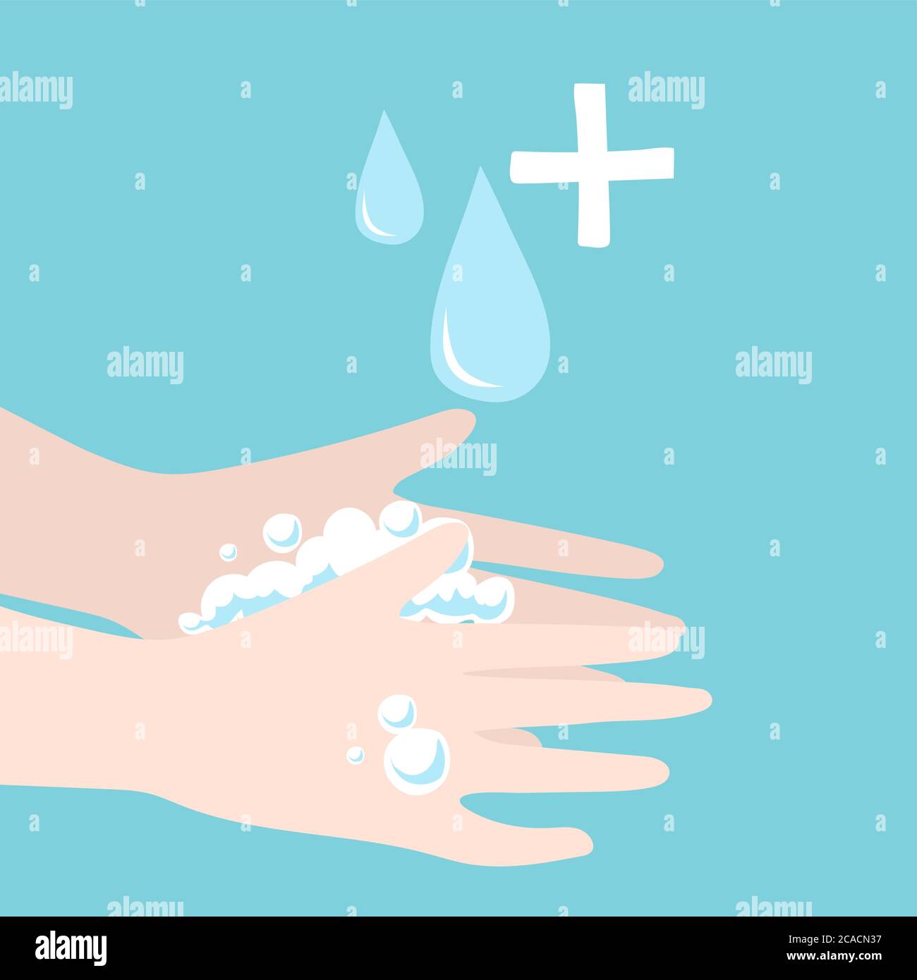 Lavarse las manos con agua y