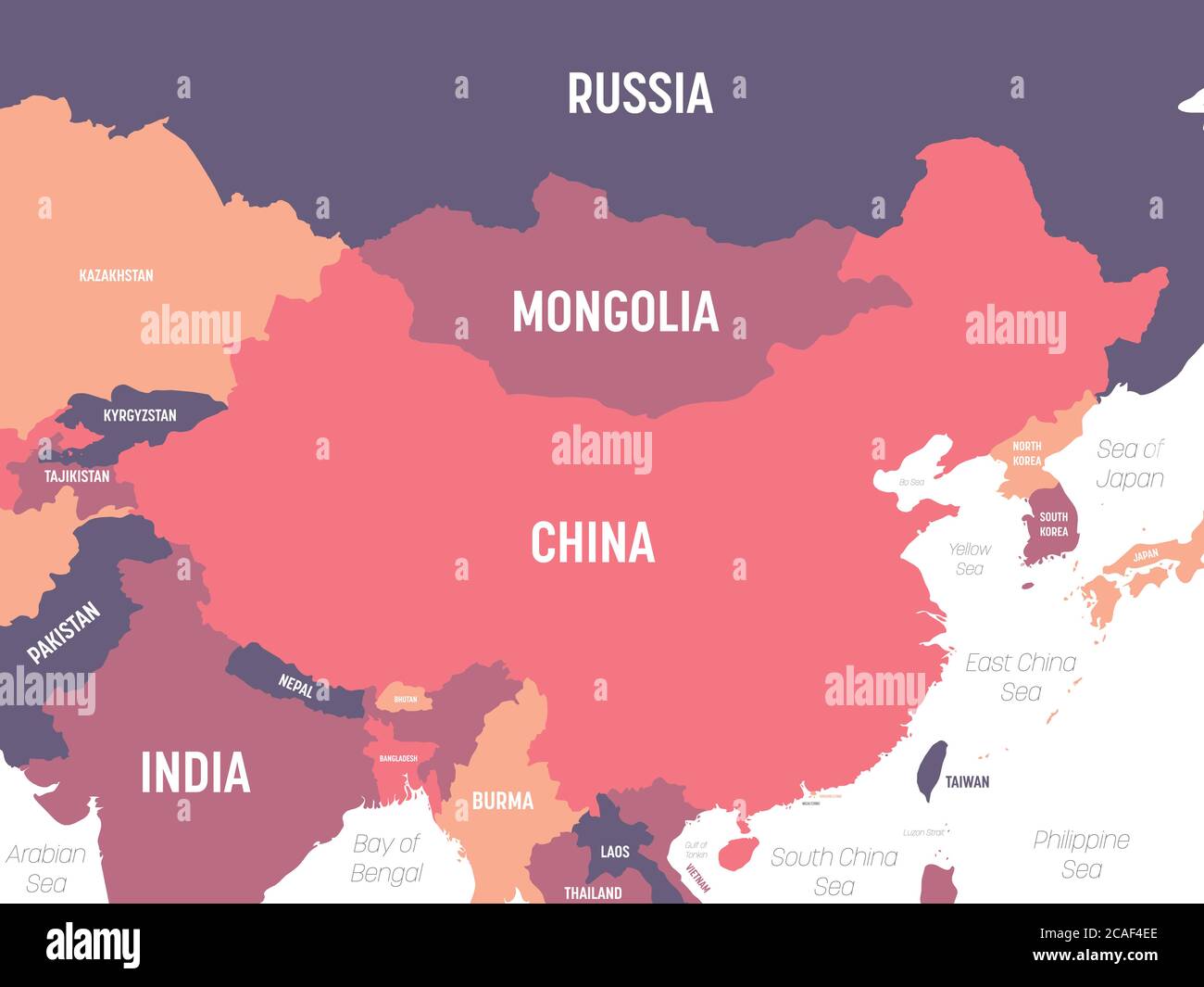Mapa De China Mapa Pol tico Alto Y Detallado De China Y Los Pa ses 