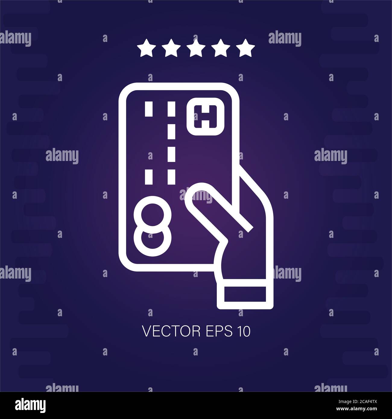 tarjeta de crédito vector icono moderna ilustración Ilustración del Vector
