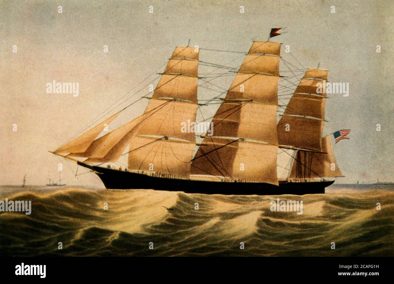Soberano de los Mares, Clipper Ship, 1852 Foto de stock