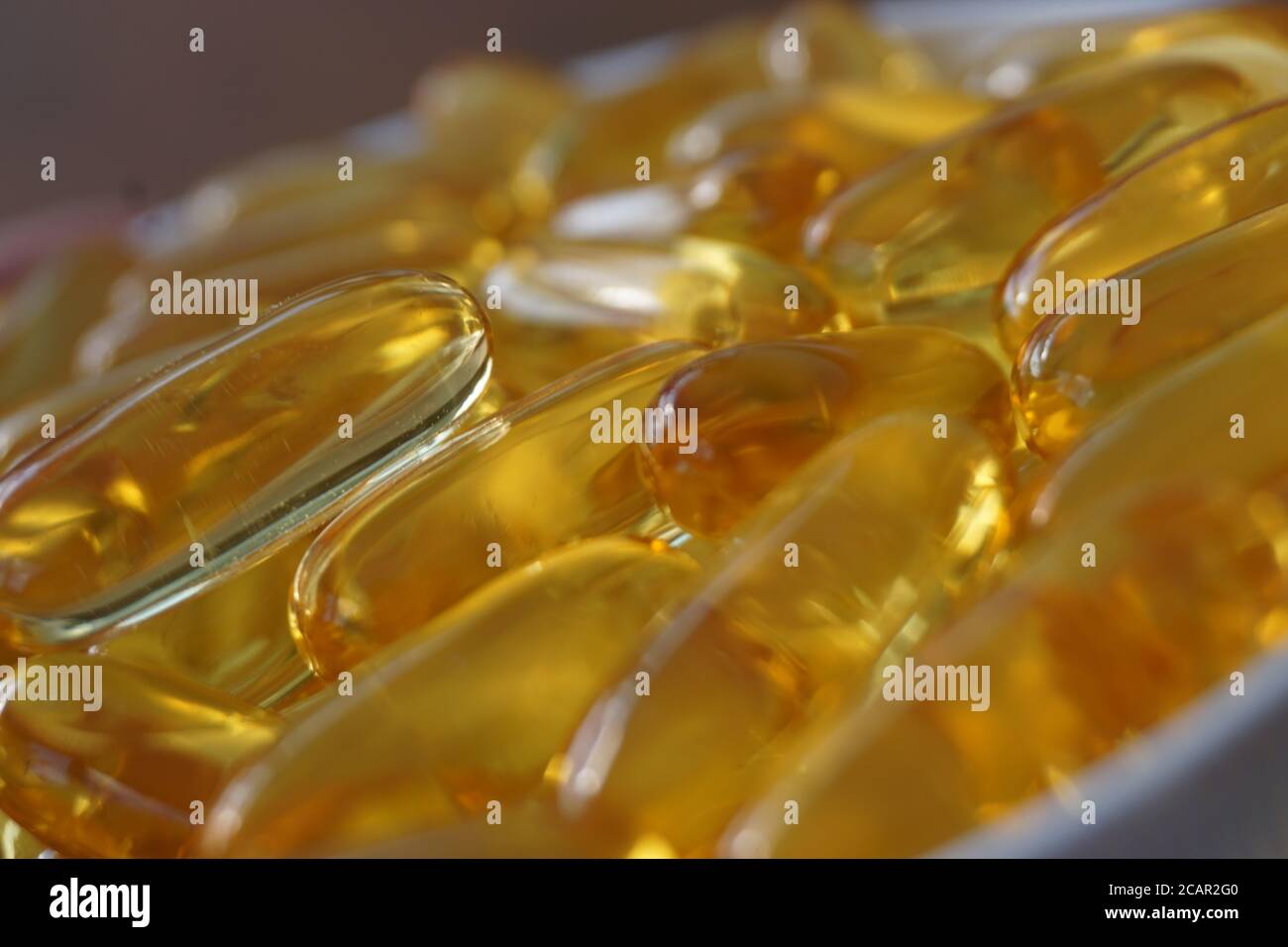 Las cápsulas de omega 3 Foto de stock