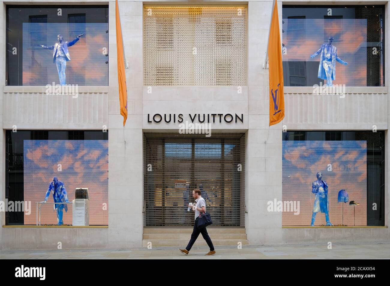 Boutique De Louis Vuitton Em Londres Foto Editorial - Imagem de