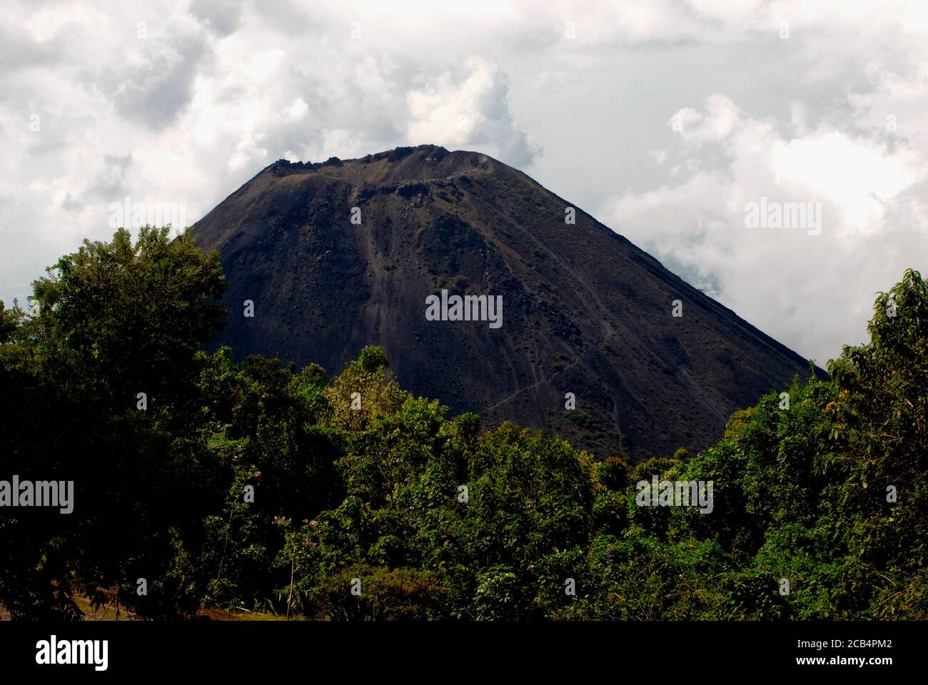 América Central, el Salvador, Cerro Verde, vista del Volcán Izalco