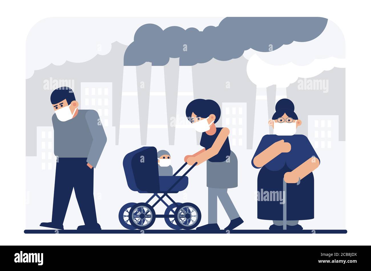 Contaminacion Del Aire Plano Vector Ilustracion Residentes Mama Triste Con El Bebe Usando Mascaras Medicas De Proteccion Personajes De Dibujos Animados Tuberias De Fabrica Que Emiten Humo Polvo Fino Smog Industrial Gas Contaminacion Del Aire Plano Vector Ilustracion Residentes Mama Triste Con El Bebe Usando Mascaras Medicas De Proteccion Personajes De Dibujos Animados Tuberias De Fabrica Que Emiten Humo Polvo Fino Smog Industrial Gas