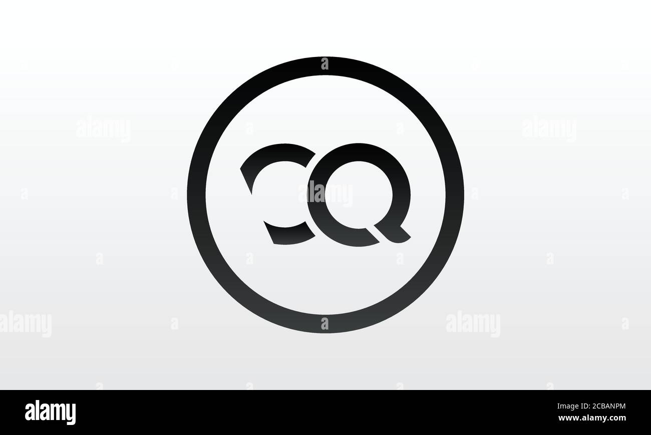 Inicial Cq Letter Logo Con Creative Modern Business Typography Vector Template Letra Creativa Cq Logo Vector Imagen Vector De Stock Alamy