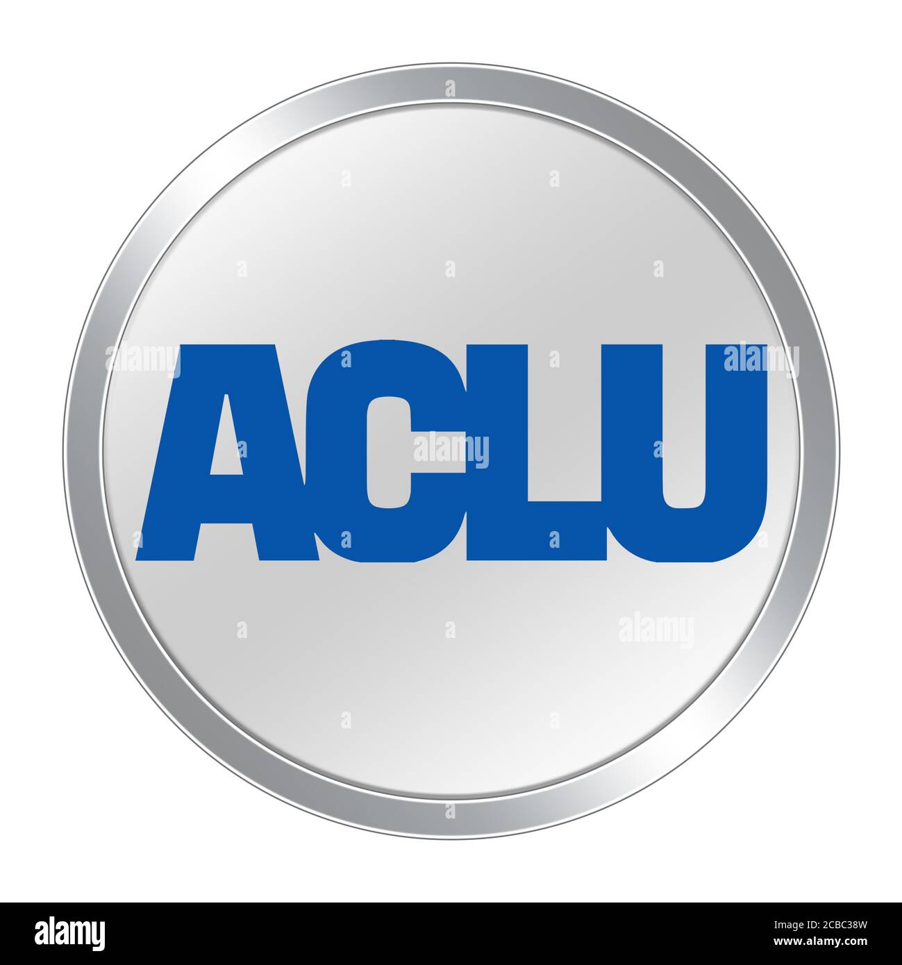 American Civil Liberties Union, ACLU logotipo Ícono Foto de stock