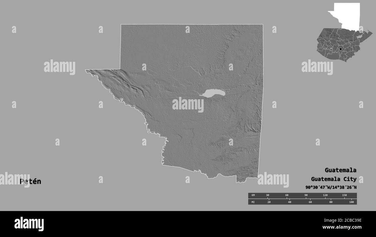 Peten guatemala mapa fotografías e imágenes de alta resolución Alamy