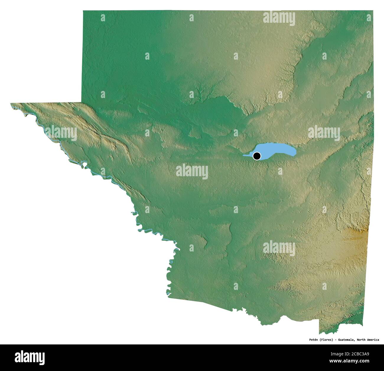 Mapa de guatemala peten Imágenes recortadas de stock Alamy