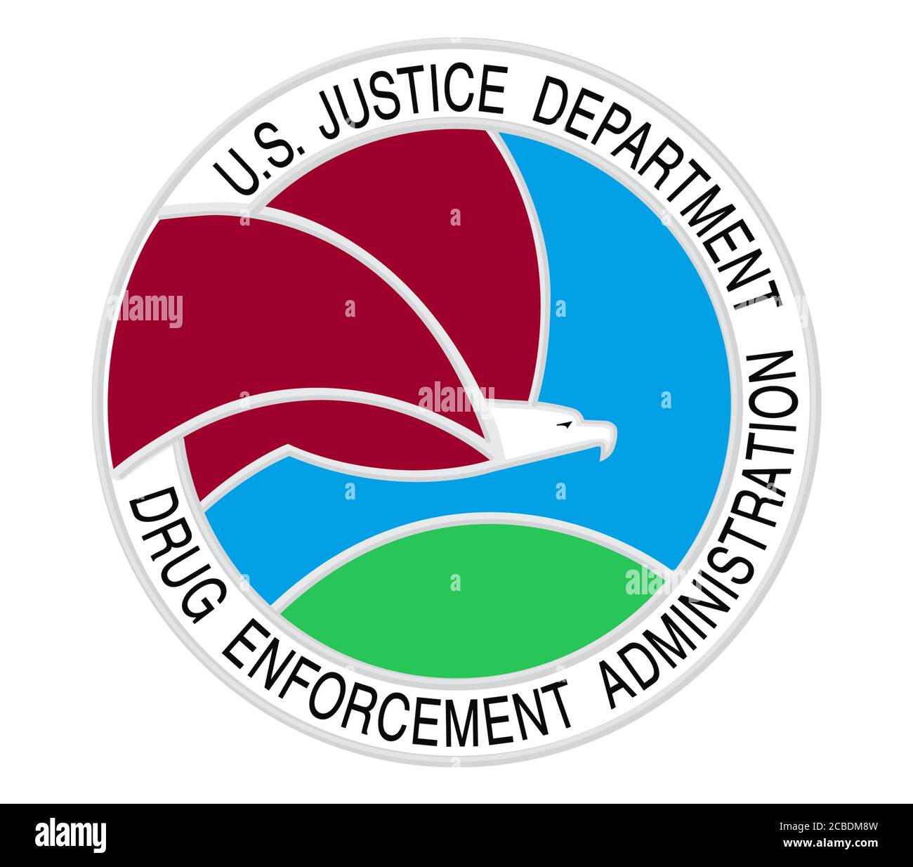 Drug Enforcement Administration logotipo Ícono Foto de stock