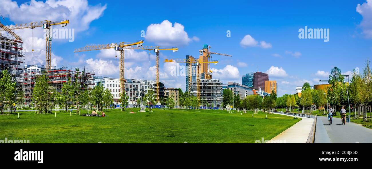 Edificio de la ciudad de la ciudad de Berlín Foto de stock