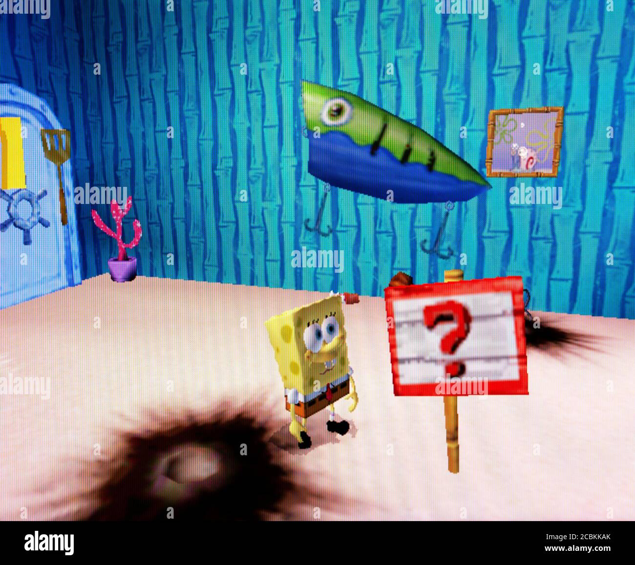 Bob Esponja batalla para el fondo de Bikini - Nintendo Gamecube Videogame -  sólo uso editorial Fotografía de stock - Alamy