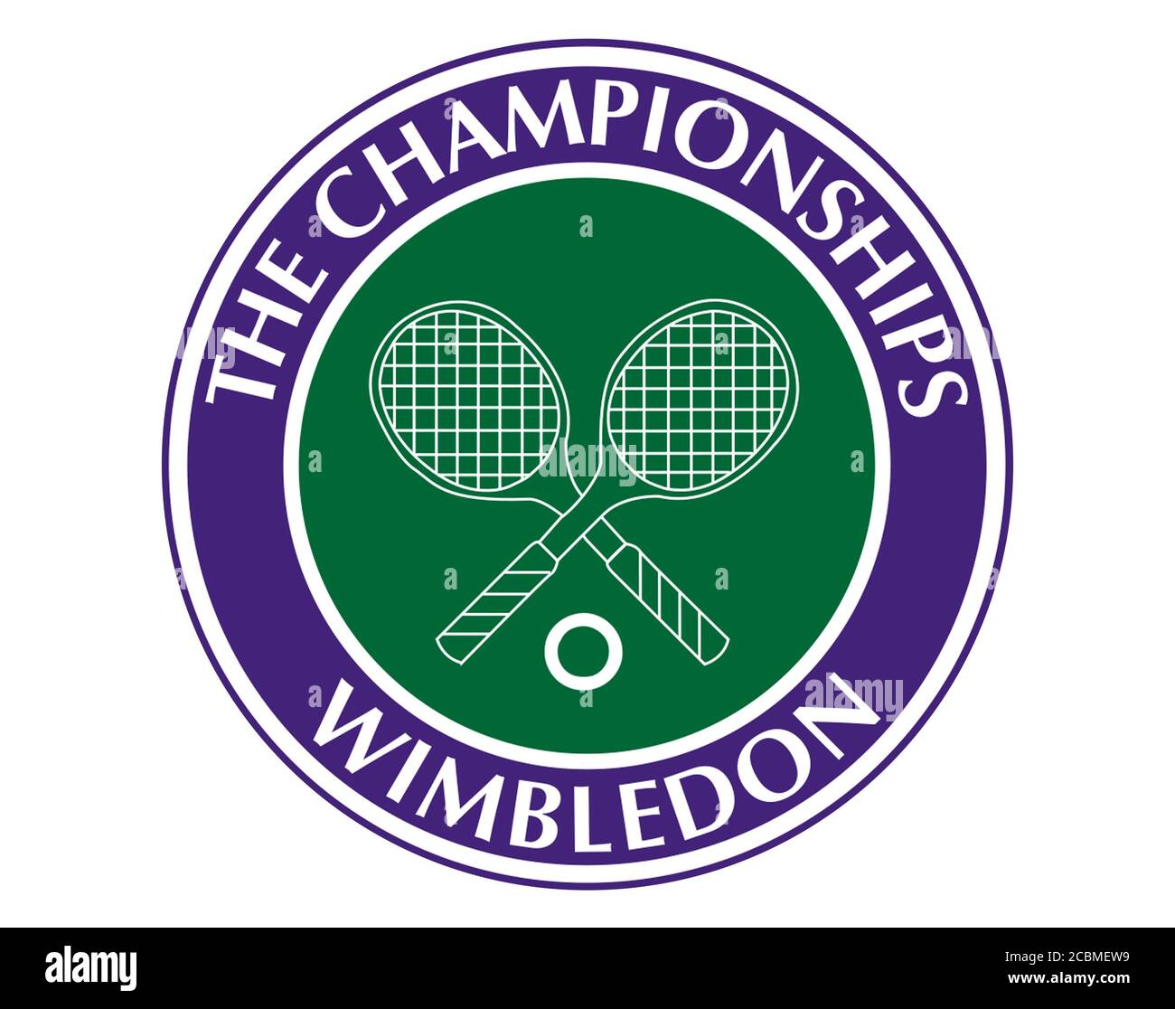 Wimbledon tennis logo fotografías e imágenes de alta resolución Alamy