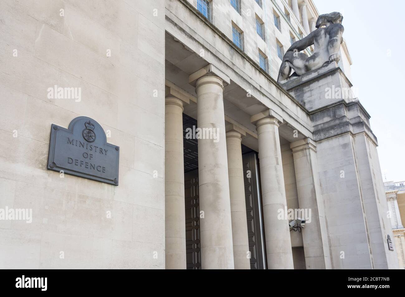 Edificio del Ministerio de Defensa, Whitehall, Ciudad de Westminster, Gran Londres, Inglaterra, Reino Unido Foto de stock