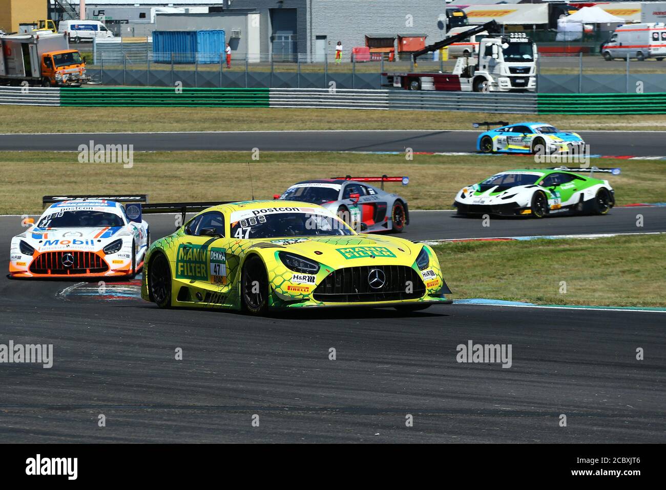 Schipkau Alemania Agosto 47 I Dontje Nld M Gotz Deu Mannfilter Equipo Htp Winward Deu Mercedes Amg Gt3 Evo 4 Visto Durante El Adac Motorsport El 8 De Agosto De En Schipkau Alemania Fotografia De Stock