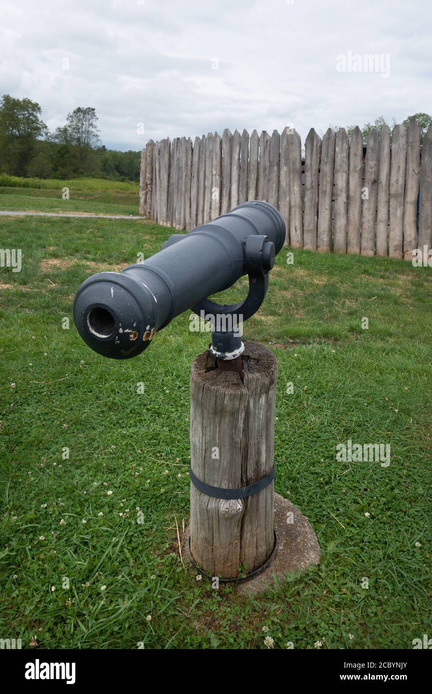 Fort necesariamente National Battlefield, Farmington, Pensilvania, Estados Unidos Foto de stock