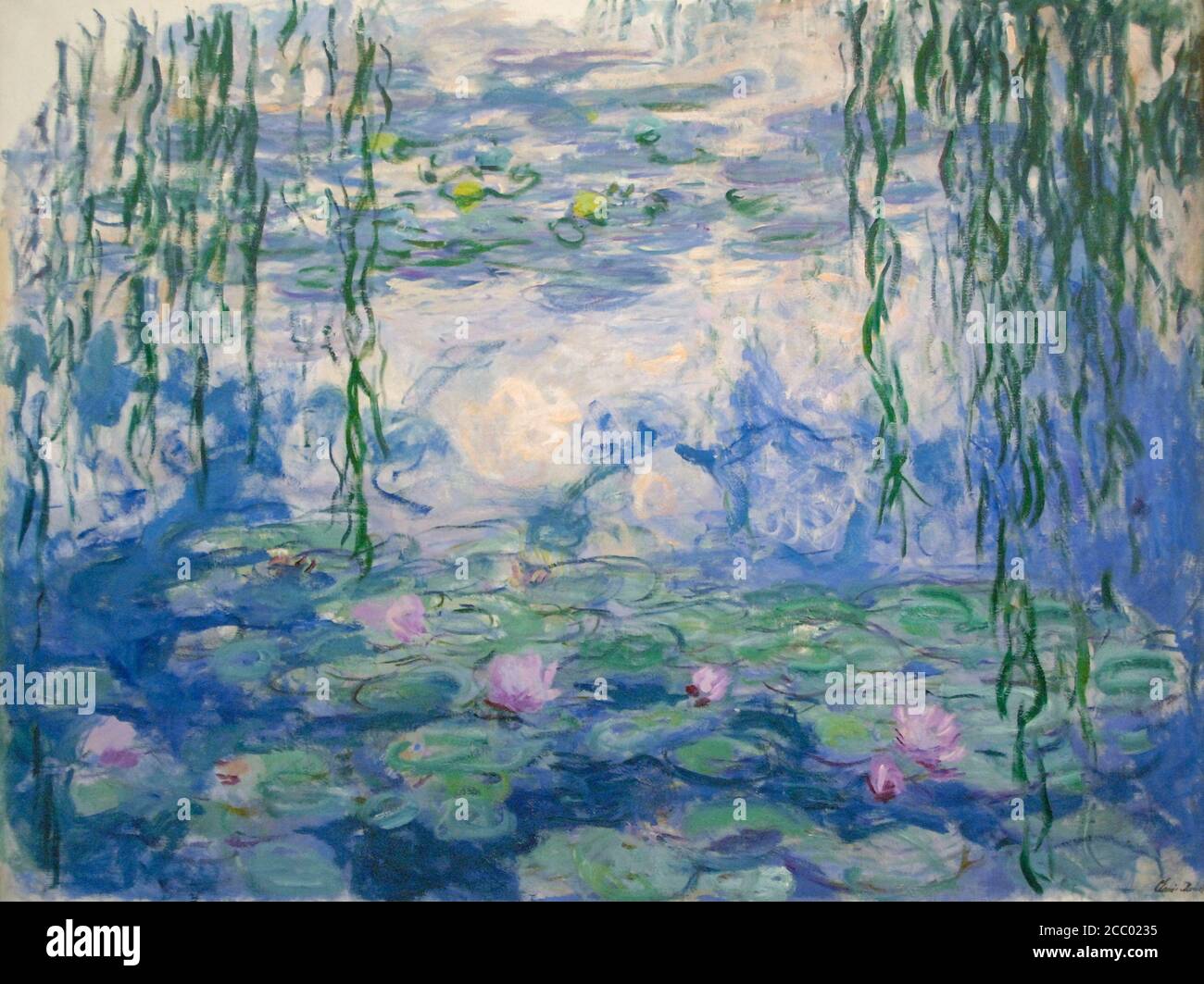 Claude Monet (1840-1926). Pintor impresionista francés. Nenúfares,1916-1919.  Oleo (150 x 197 cm). Museo Marmottan Monet. París. Francia Fotografía de  stock - Alamy