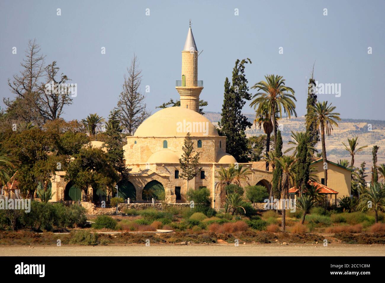 Chipre, Larnaca, Hala Sultan Tekke Foto de stock