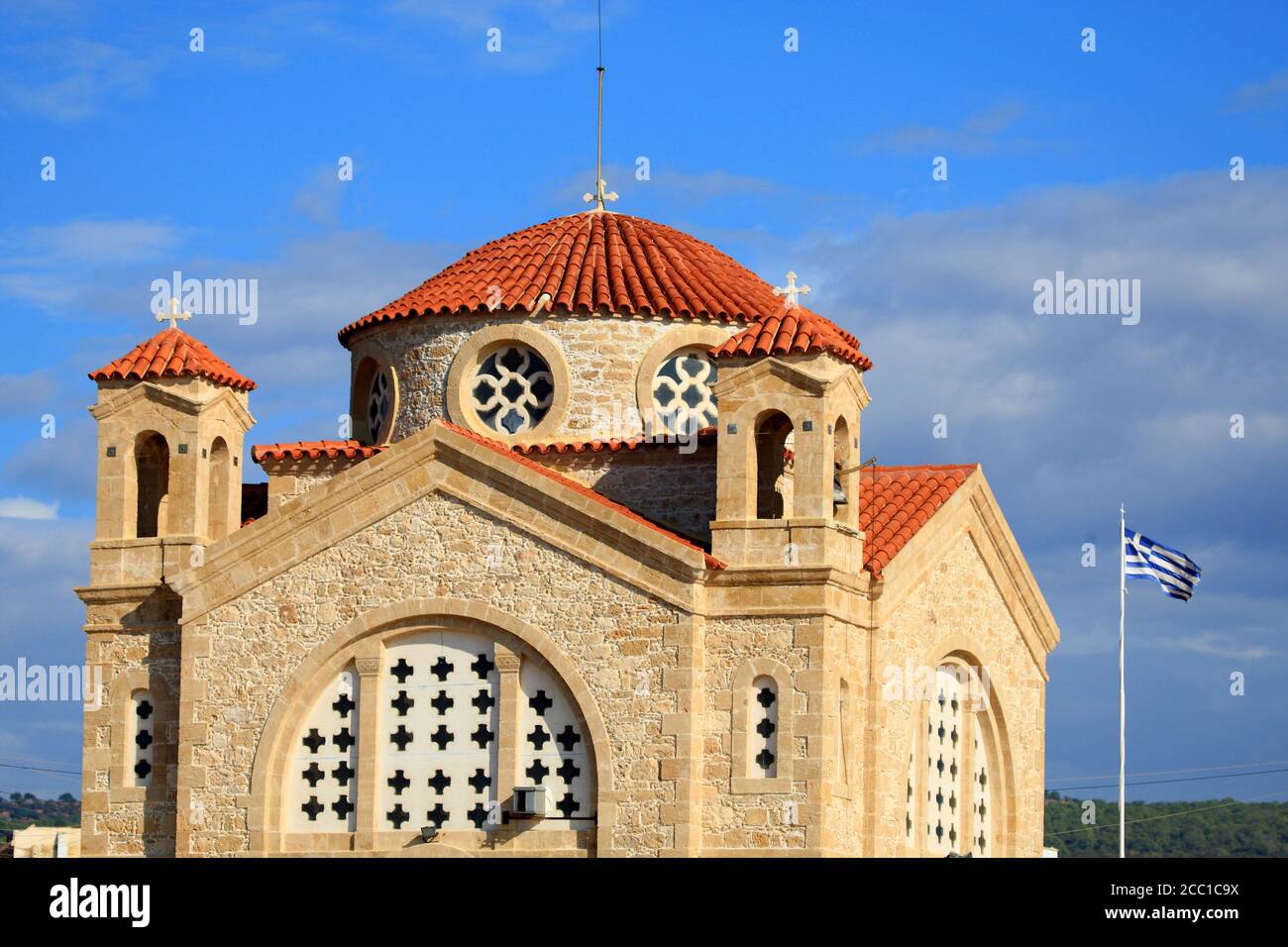 Chipre, Paphos, la iglesia de Agios Georgios Foto de stock