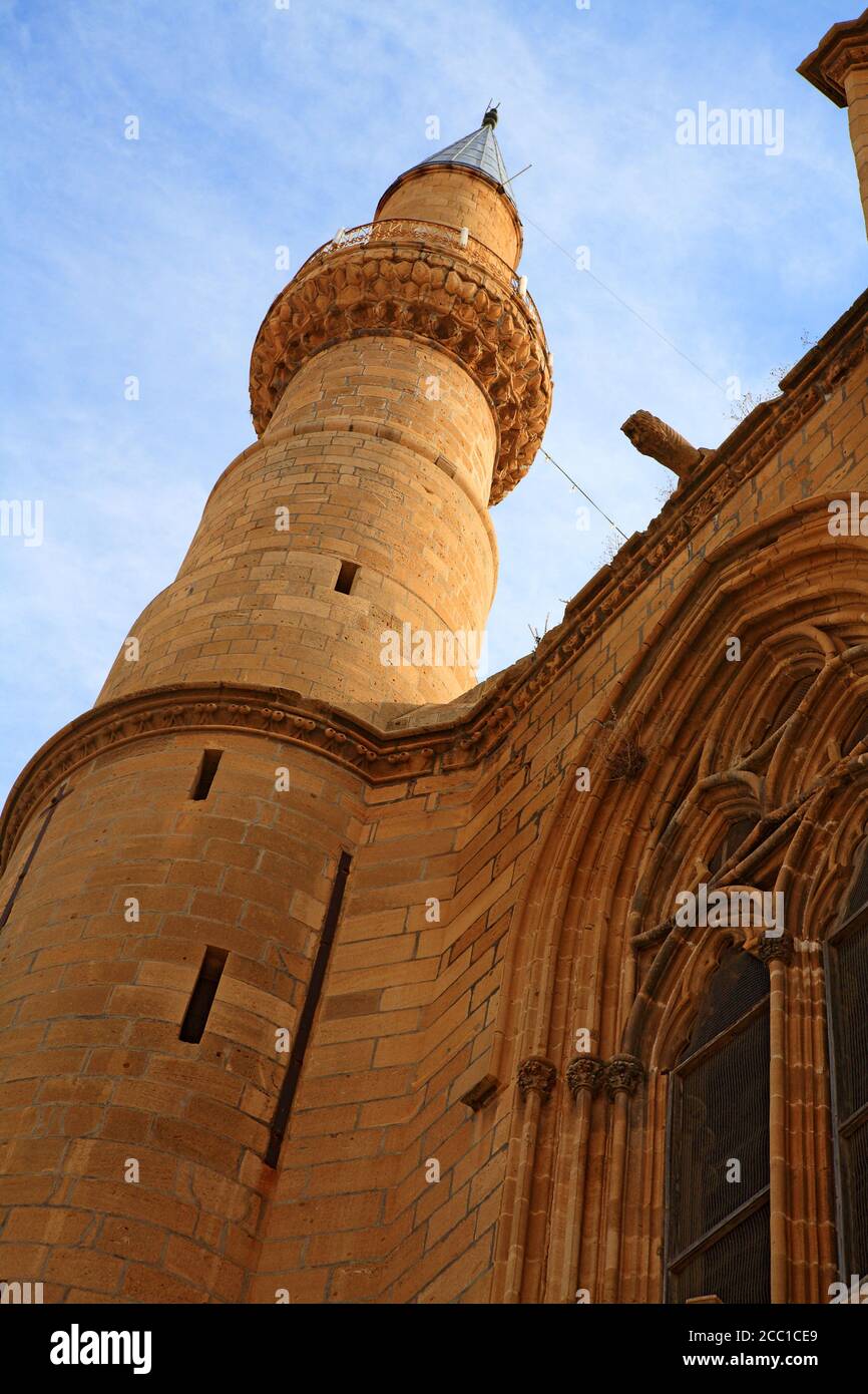 Chipre, en Nicosia, la mezquita de Selim Foto de stock