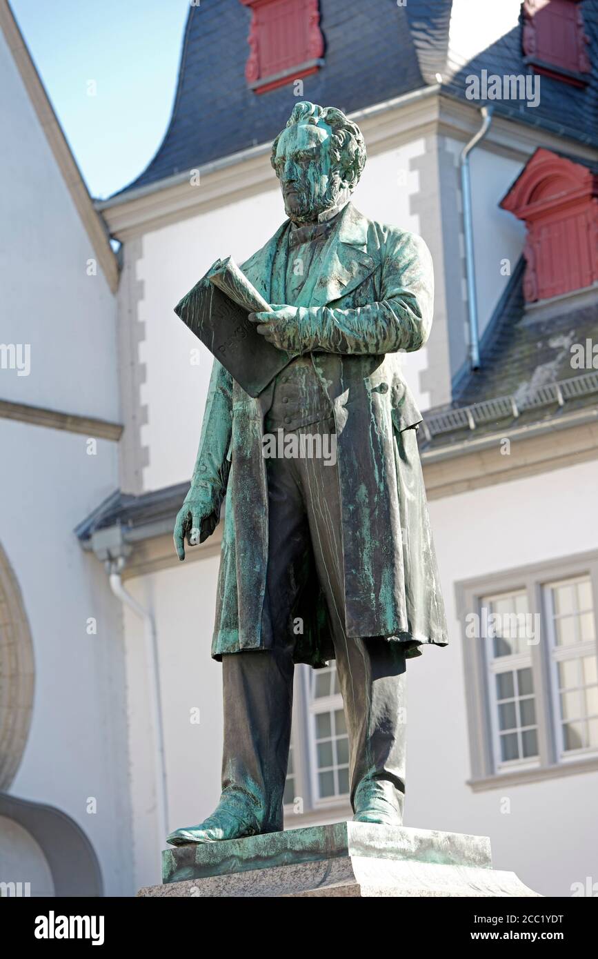 Alemania, Renania-Palatinado, Koblenz, Memorial de Johannes Mueller Foto de stock