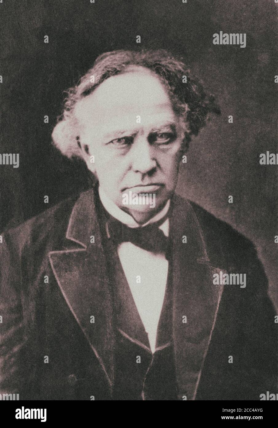 Charles Hermite (1822 – 1901) fue un matemático francés que investigó la teoría numérica, las formas cuadráticas, la teoría invariante, la poli ortogonal Foto de stock