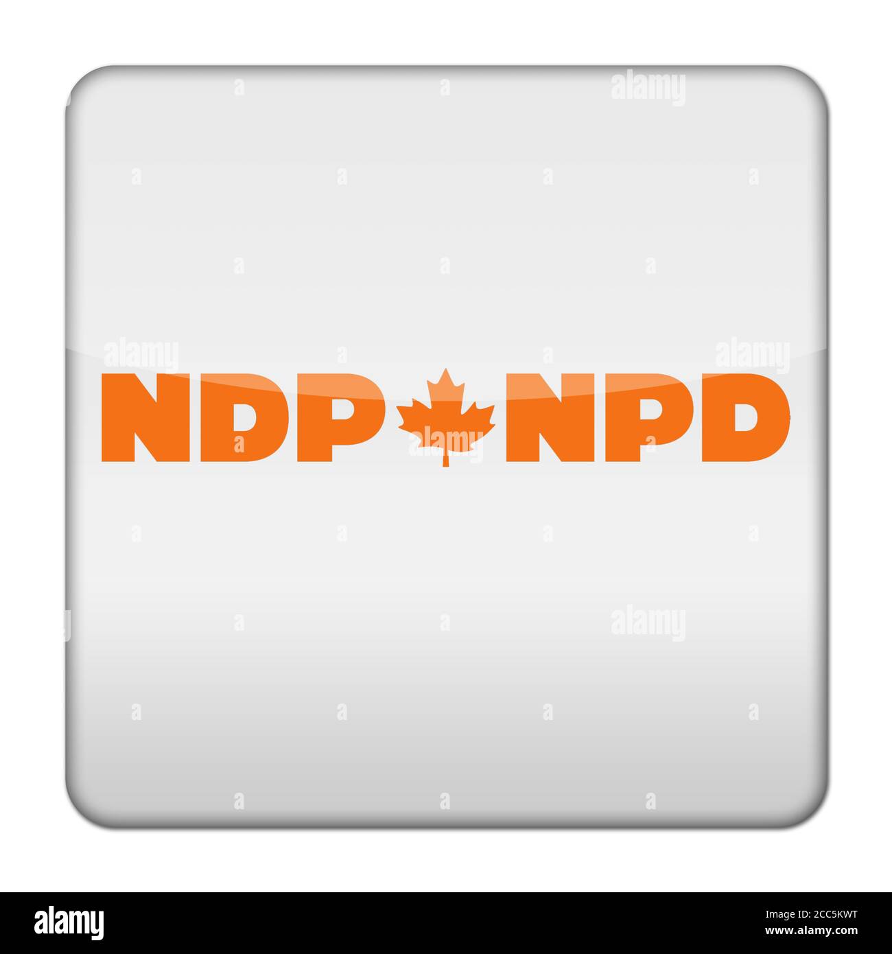 Nuevo Partido Democrático de Canadá Foto de stock