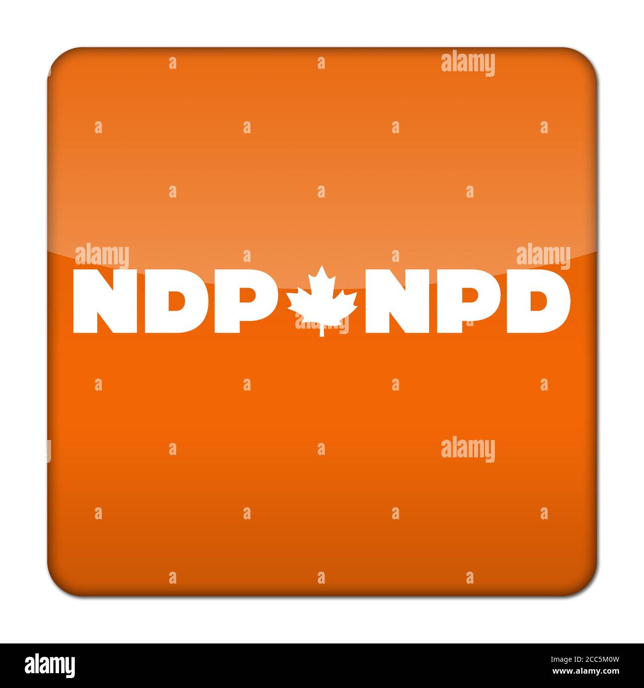Nuevo Partido Democrático de Canadá Foto de stock