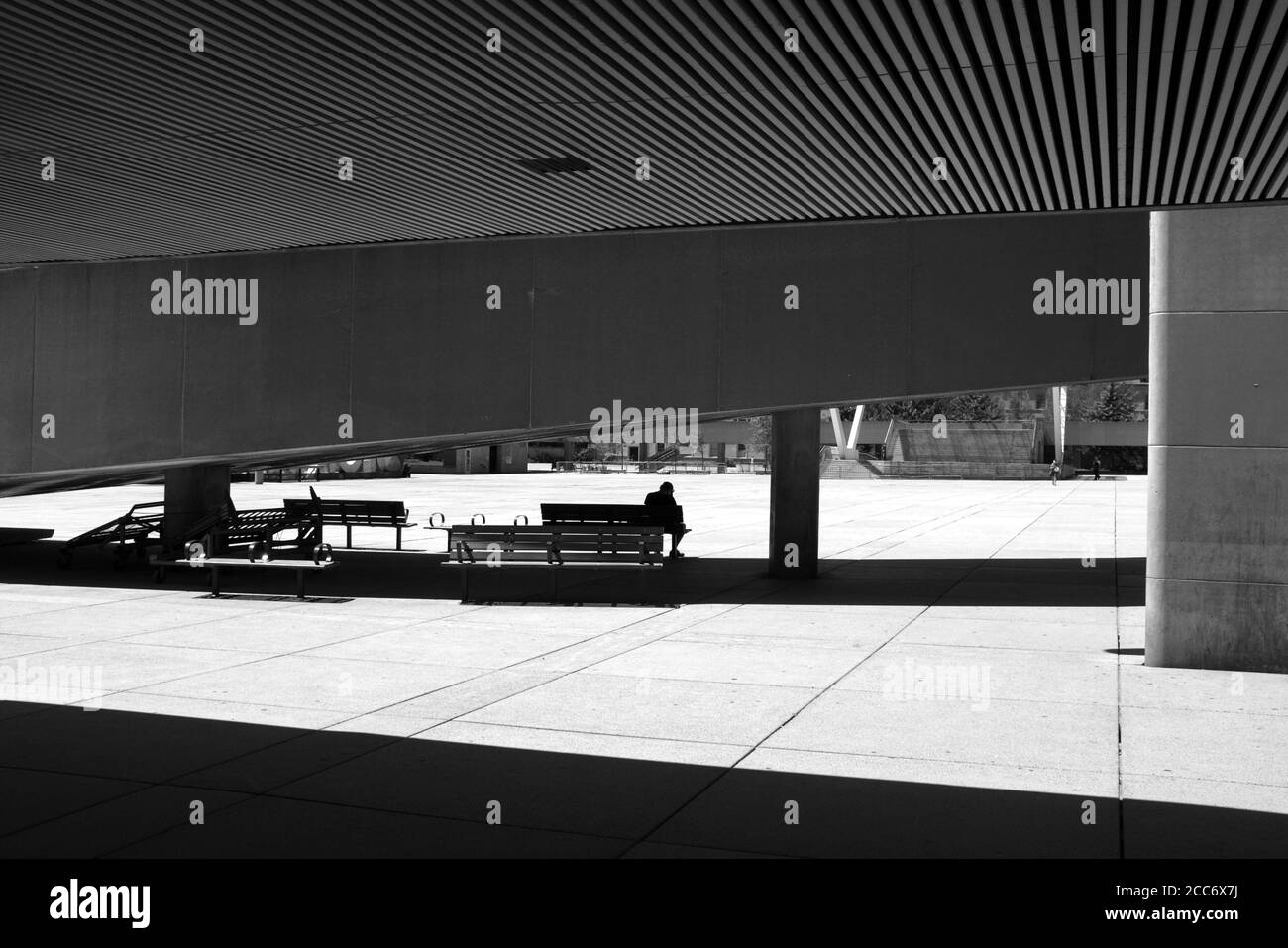 Nathan Phillips Square en Toronto Foto de stock