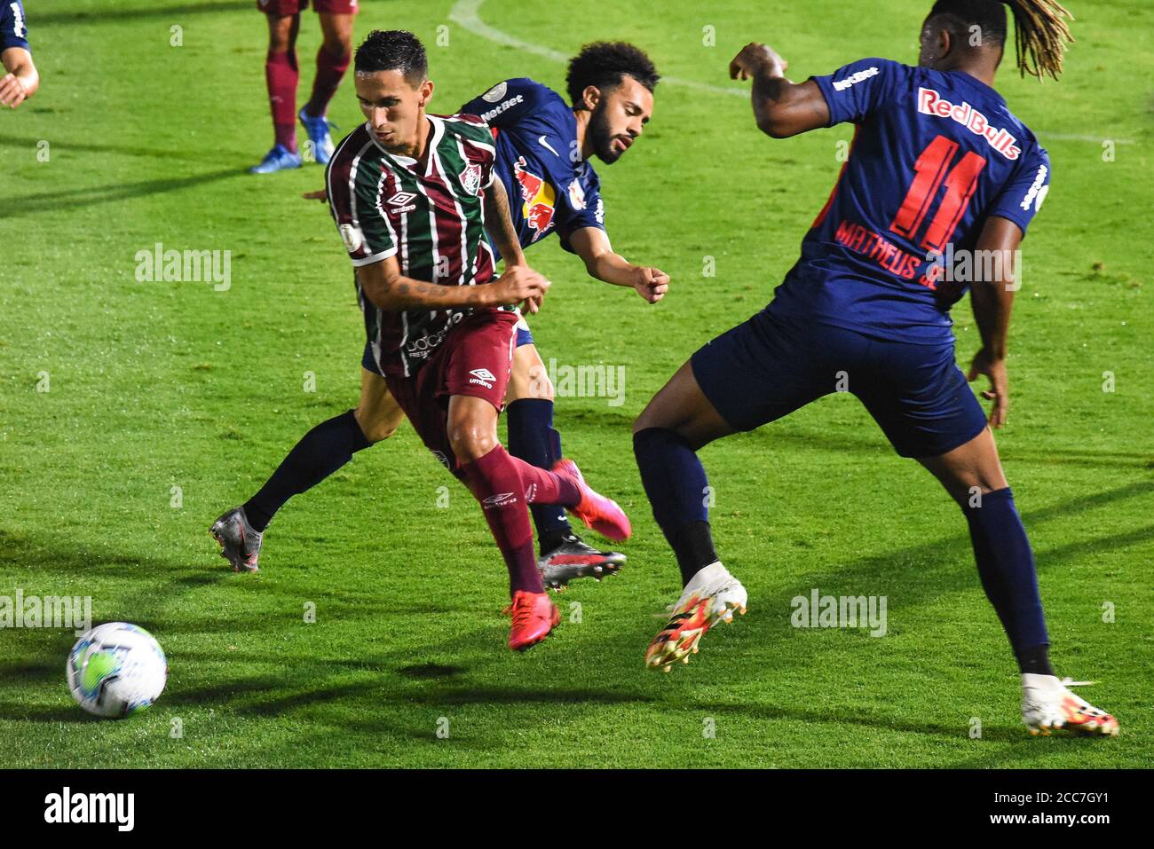 SP - Braganca Paulista - 05/05/2022 - COPA LIBERTADORES 2022, BRAGANTINO X  VELEZ SARSFIELD - CLEITON Bragantino's goalkeeper during a match against  Velez Sarsfield at Nabi Abi Chedid stadium for the Copa