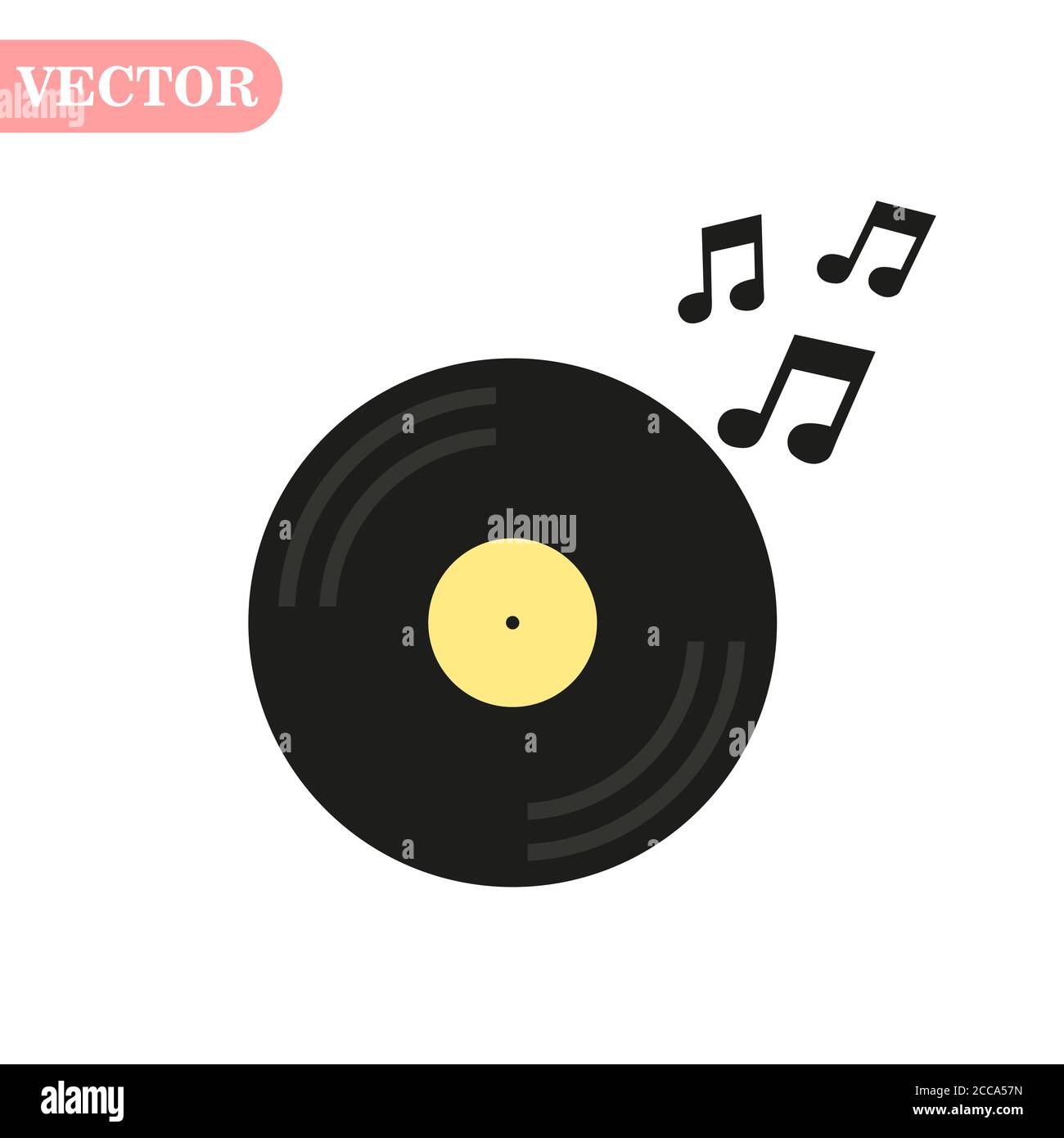 Vinilo Música de fondo Resumen ilustración vectorial para su diseño