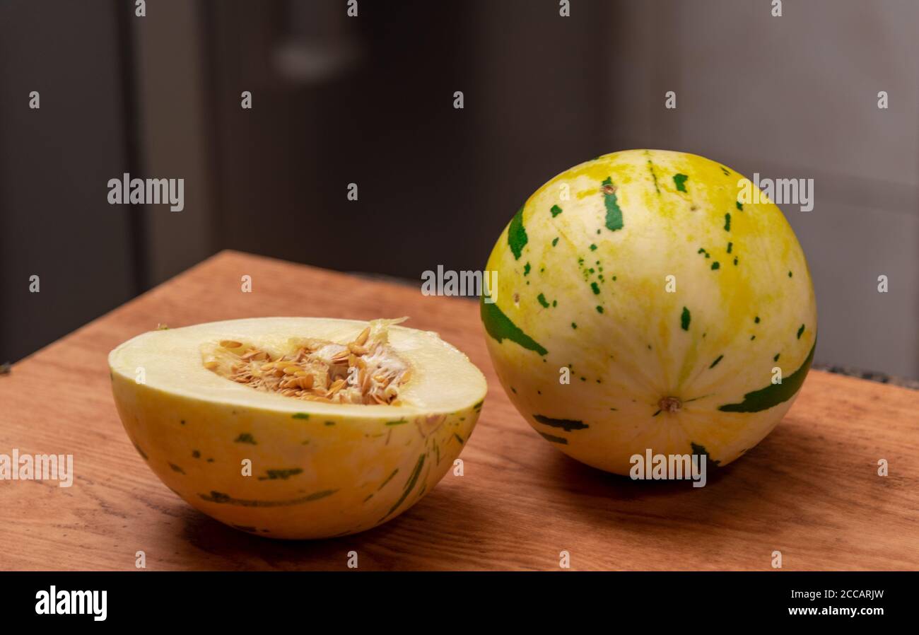 el melón es una fruta refrescante y saludable. Frutas consumidas