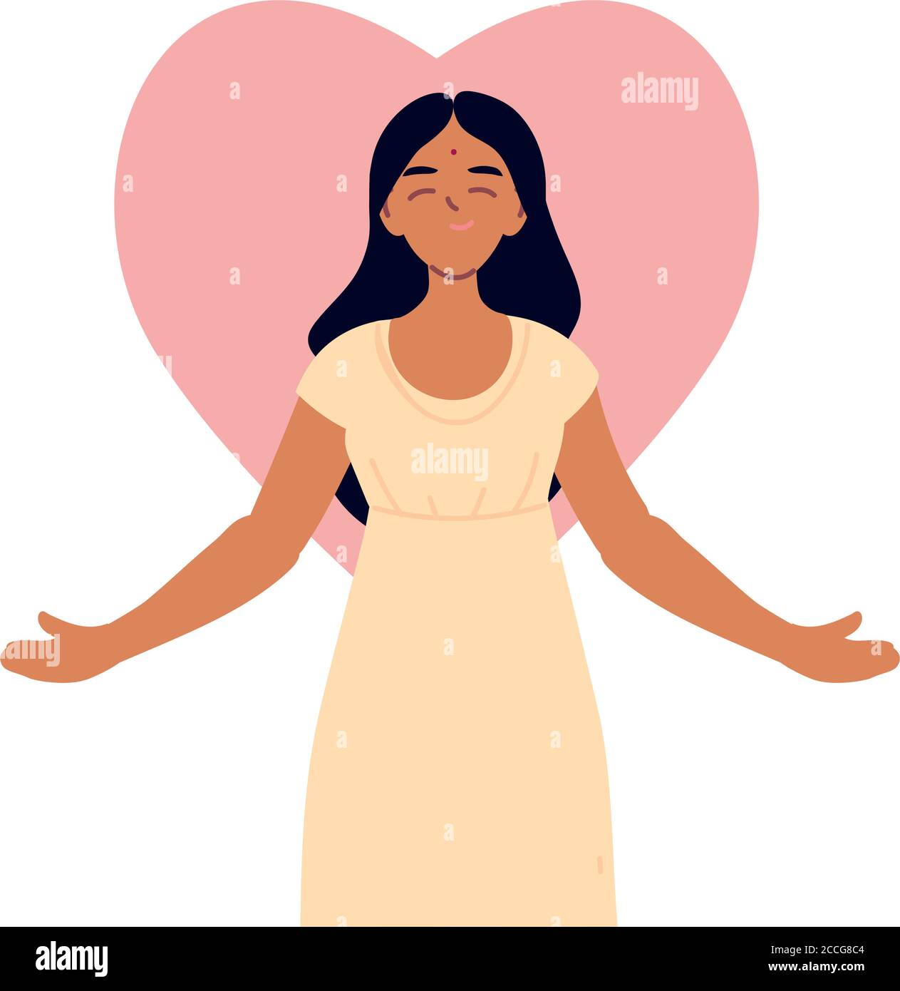 Dibujo animado de la mujer india delante del diseño del corazón, Chica mujer persona gente humano y social medios de comunicación tema ilustración vectorial Imagen Vector de stock - Alamy Dibujo animado de la mujer india delante del diseño del corazón, Chica mujer persona gente humano y social medios de comunicación tema ilustración vectorial Imagen Vector de stock - Alamy