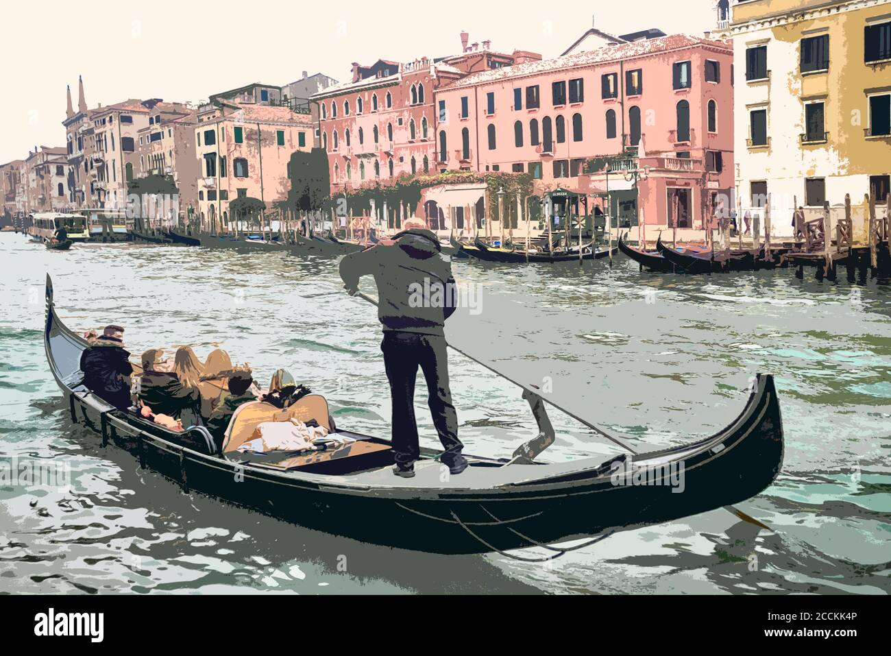 Resumen, Venecia, Italia Foto de stock