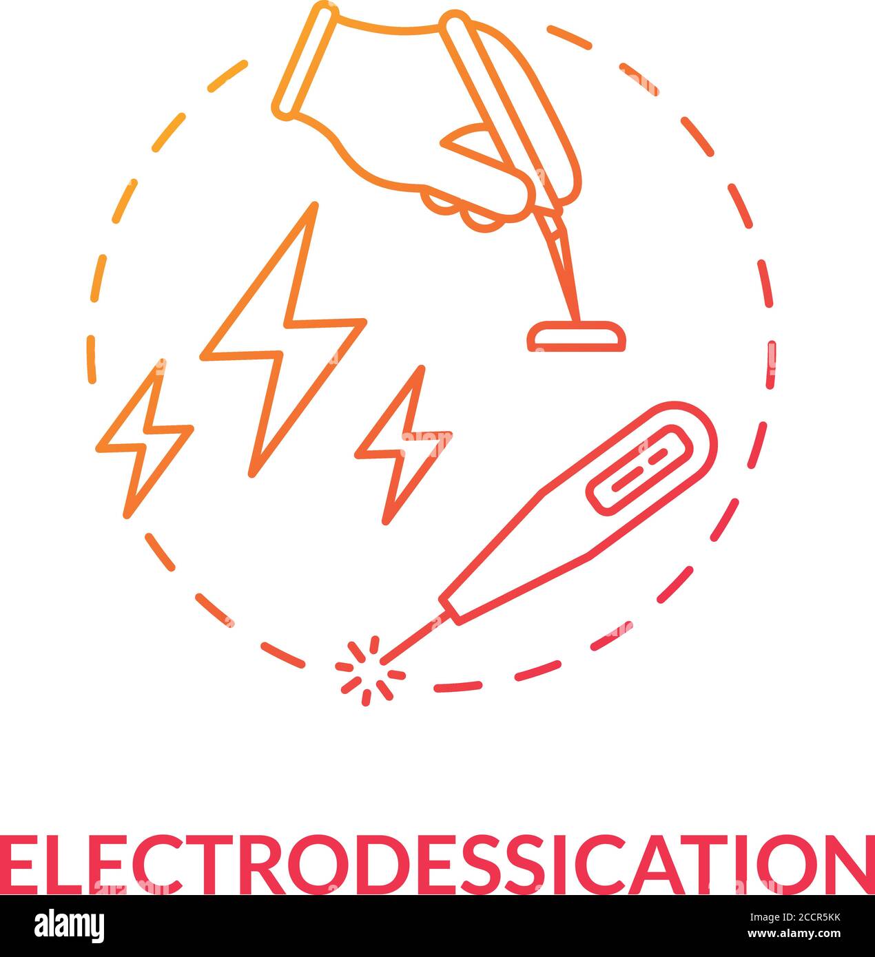 Concepto de electrodesecación icono Imagen Vector de stock Alamy