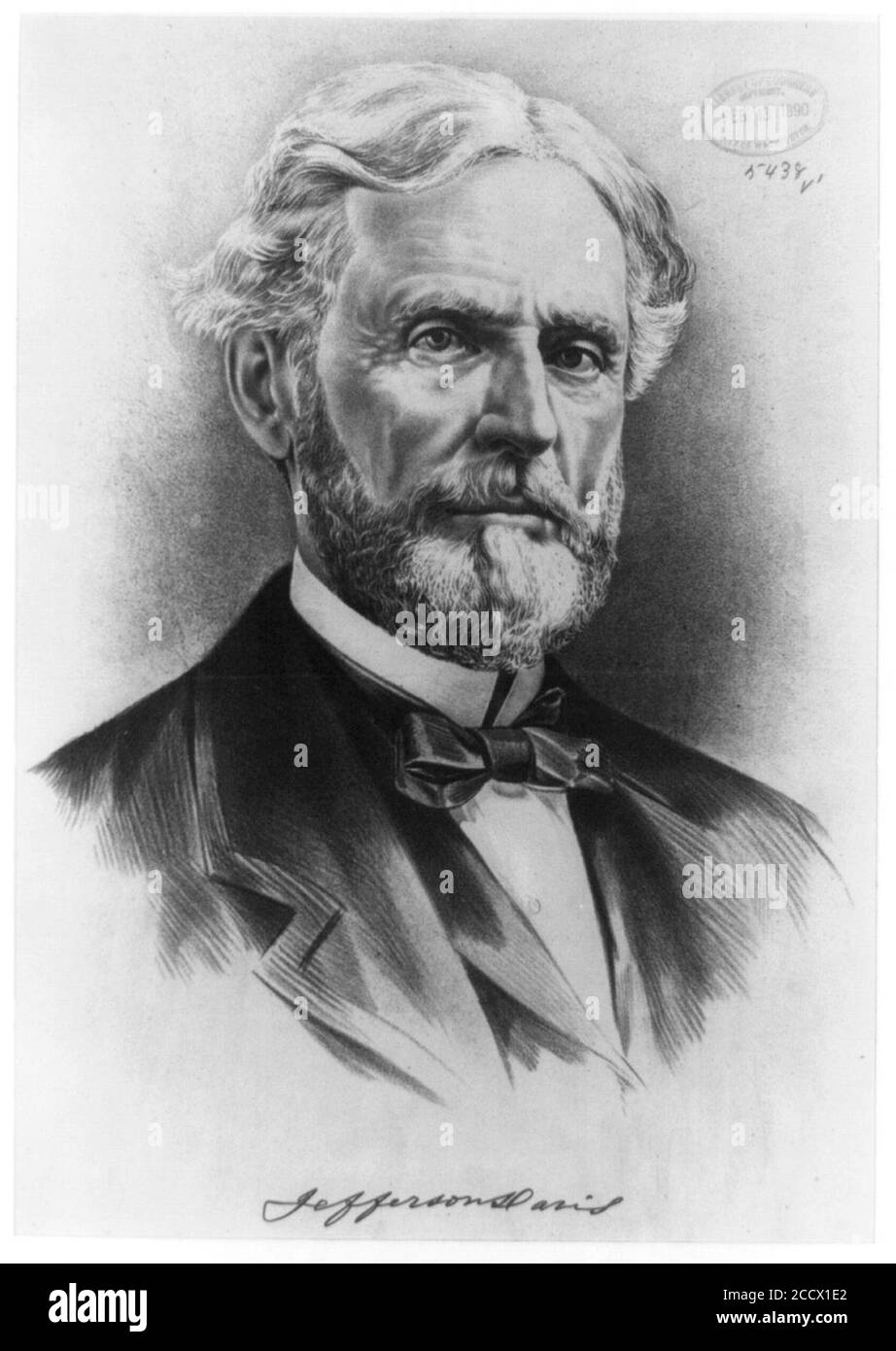 Jefferson Davis Foto de stock