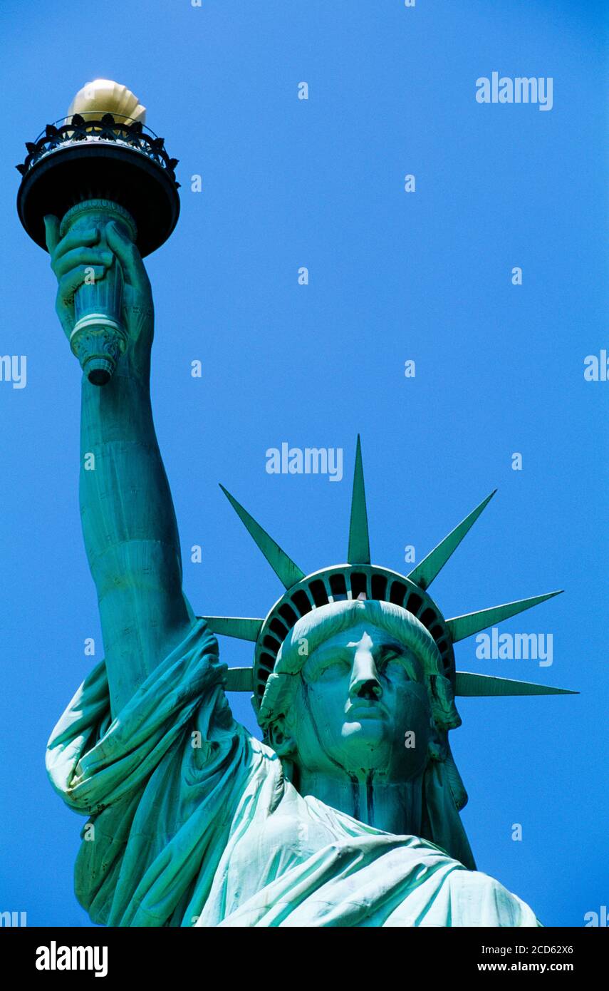 Estatua de la Libertad, Ciudad de Nueva York, Estado de Nueva York, Estados Unidos Foto de stock