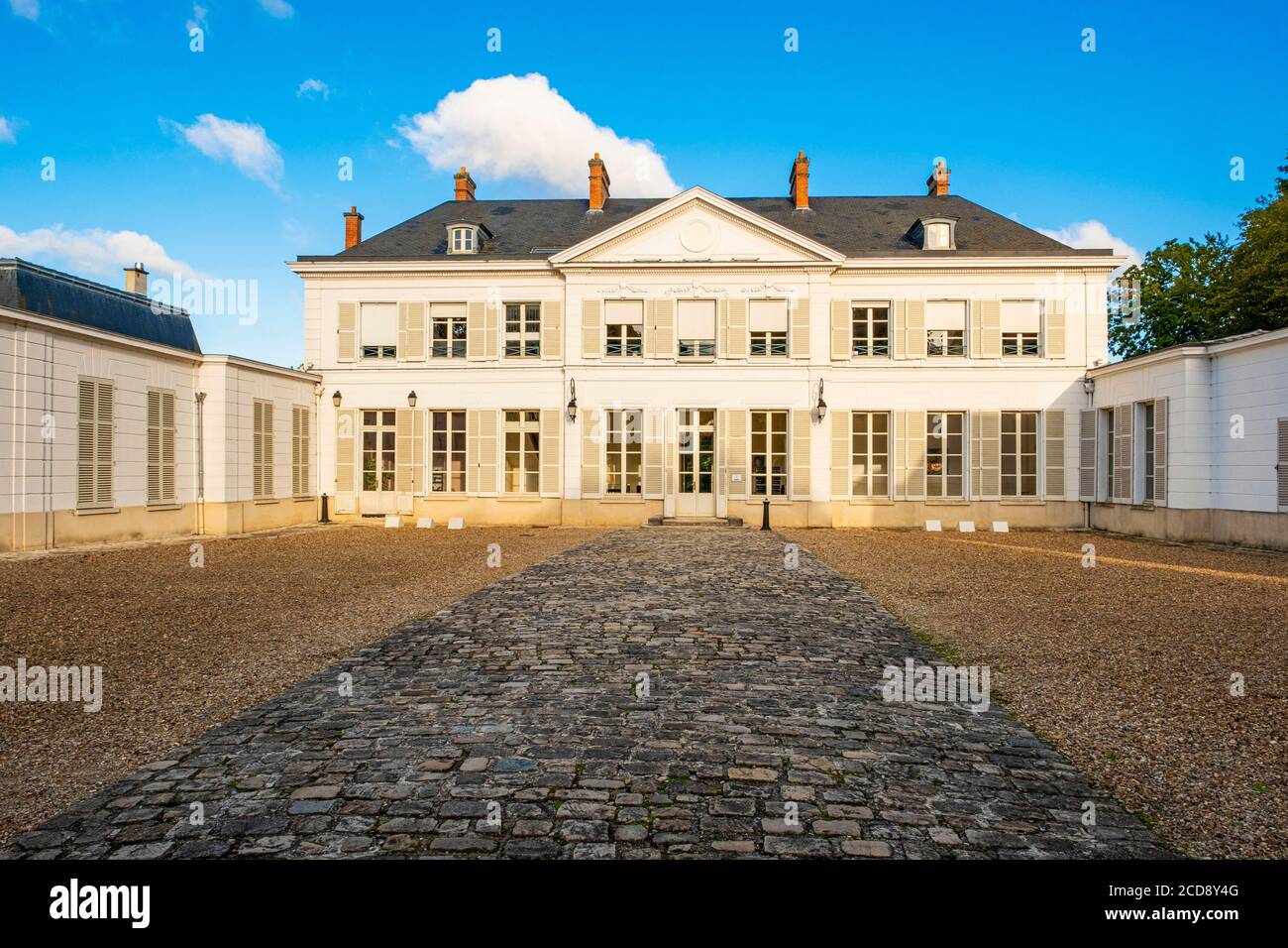 Francia, Essonne, Draveil, el castillo de Villiers, el ayuntamiento Foto de stock