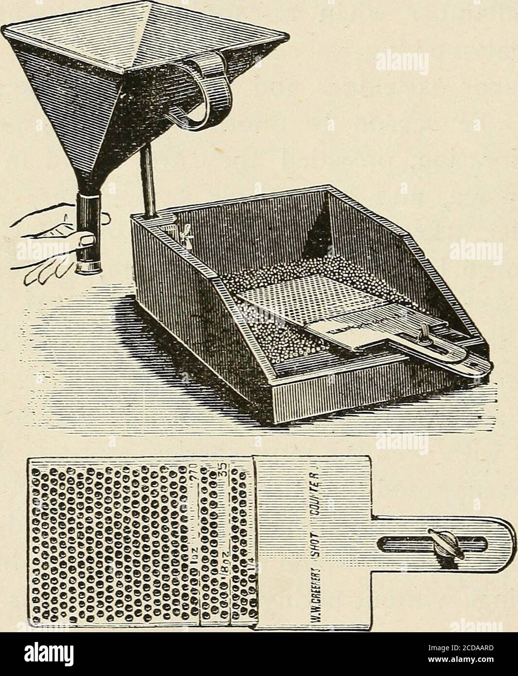 El breech-loader y cómo utilizarlo . cuando re-tapping, o los rateos de  fuego ciertamente sobrevendrá. Los cartuchos de papel y el latón pueden  mantenerse de una temporada a otra sin apreciabilidad,