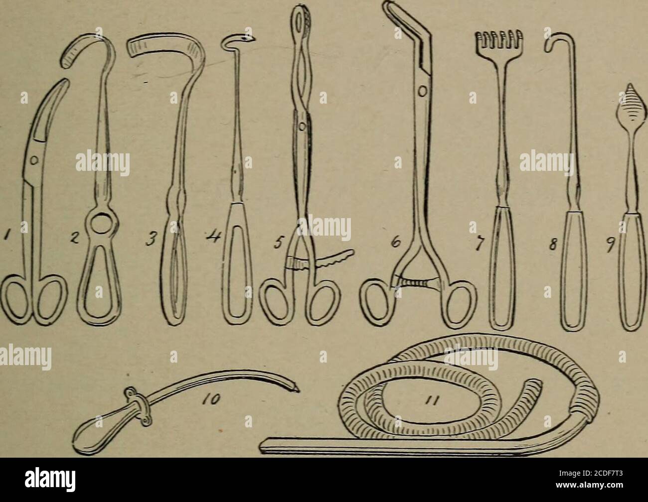 Un manual de referencia de ginecología para enfermeras. Ion of Instruments,  Needles, y Suture material.—estos son preparados por el supervisor  quirúrgico. Envuelve el cuchillo-bladesin algodón, enrosca las agujas a  través de