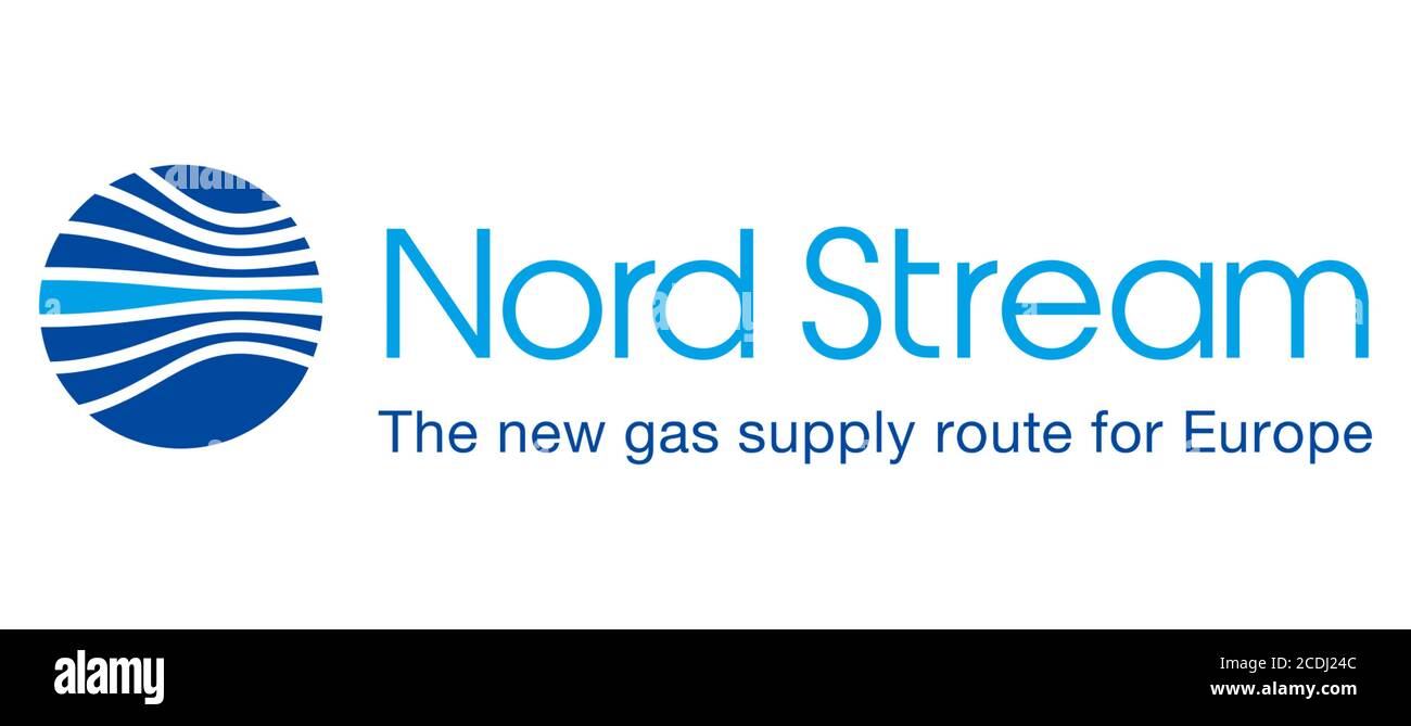 Logotipo de Nord Stream Foto de stock