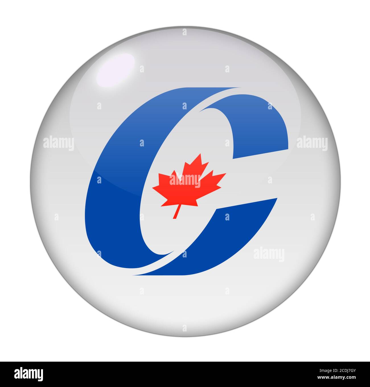 Partido conservador de Canadá Foto de stock