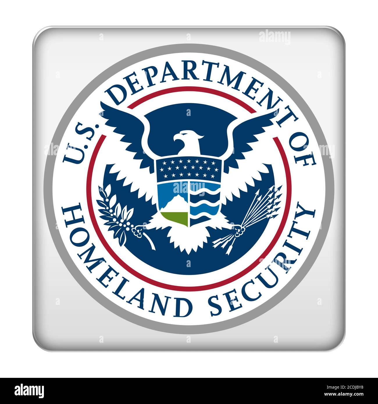 Departamento de Seguridad Nacional DHS Foto de stock
