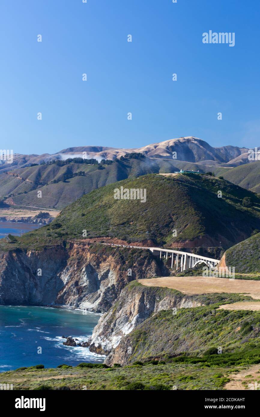 El Puente Bixby en vertical Foto de stock