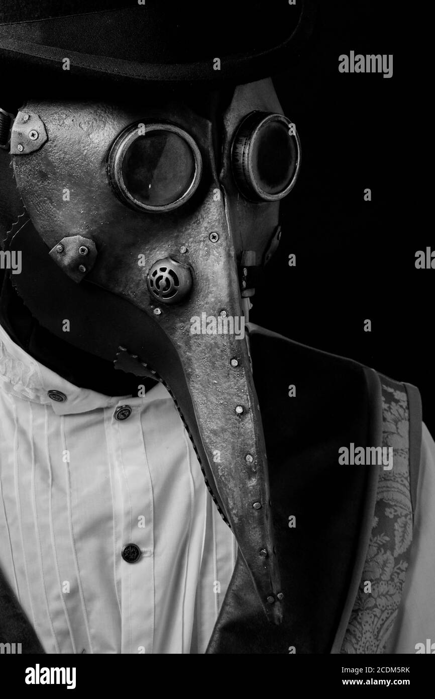 Máscaras de steampunk de Doctor peste Fotografía de stock - Alamy