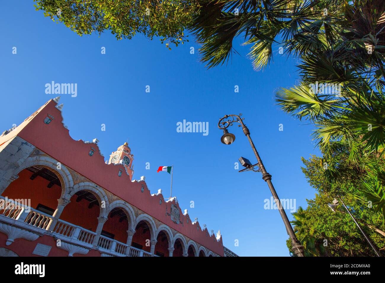 México, Plaza Central Grande en Mérida frente a la Catedral de Mérida
