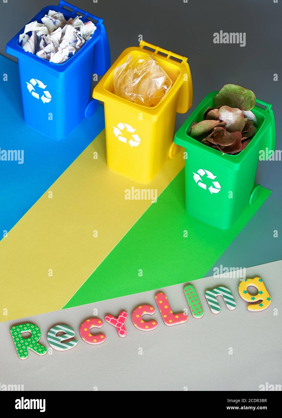 Estación de reciclaje 3 botes